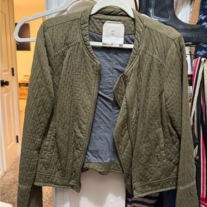 Me Jane Olive Utility Jacket